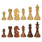 Piper High Polymer Weighted Chess Pieces With 3 Inch King And Extra Queens, Pieces Only, No Board