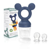 Haobaobei Baby Fruit Feeder, Frozen Teething Toys, Teether Pacifier With 3 Extra Teats, Infant Eating Essentials, Bpa Free Baby