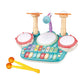 Snappsy Kids Drum Toy Electronic Piano And Drum Set For Kids Preschool S Blue
