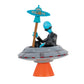 Fortnite Human Bill (Emote Series) - 4-Inch Articulated Figure With Lil’ Saucer Emote Vehicle And Flying Slasher Accessory