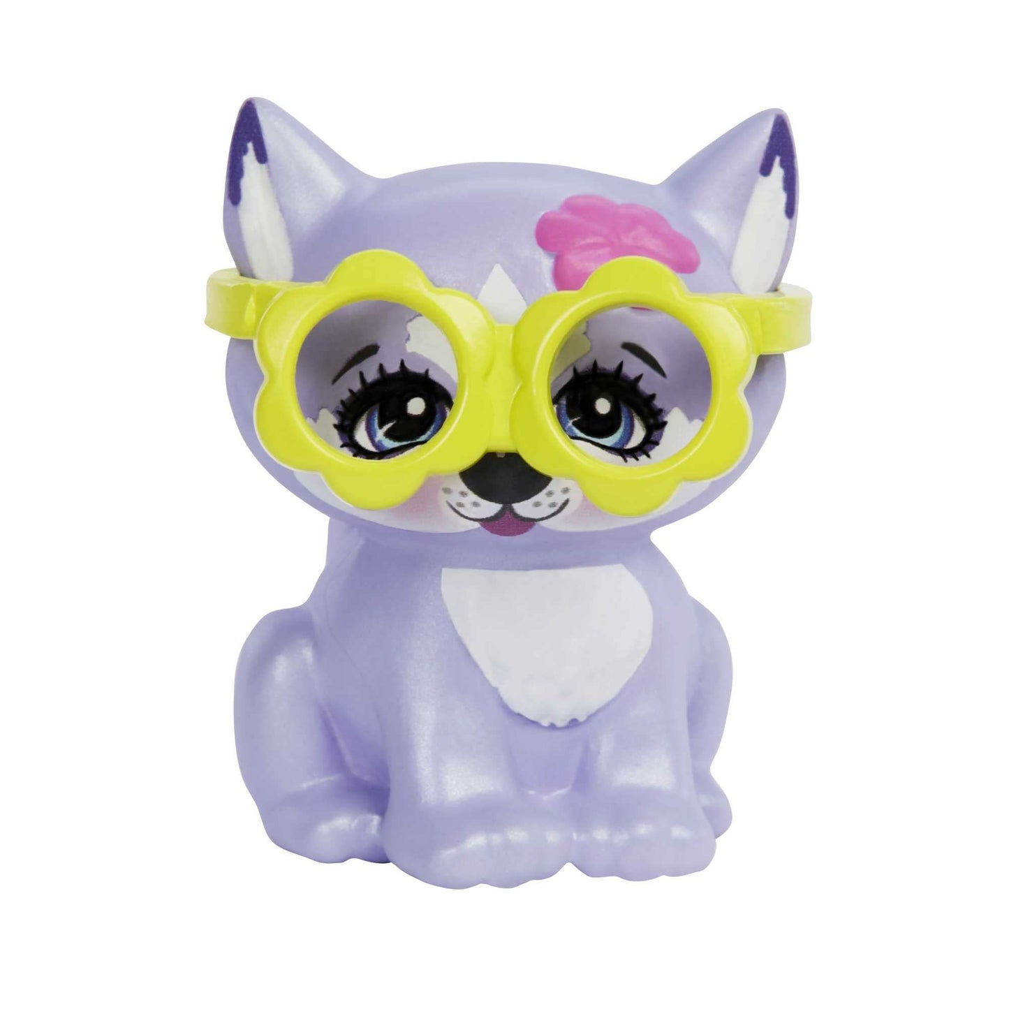 Enchantimals Small Doll & Accessories, City Tails Hadley Husky Doll & Sledder Dog Figure, Removable Skirt