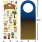 Ceiba Tree Nativity Stickers Make A Nativity Scene Sticker Door Nob Hangers For Vbs Classroom Craft Kit Christmas Ornament Holid