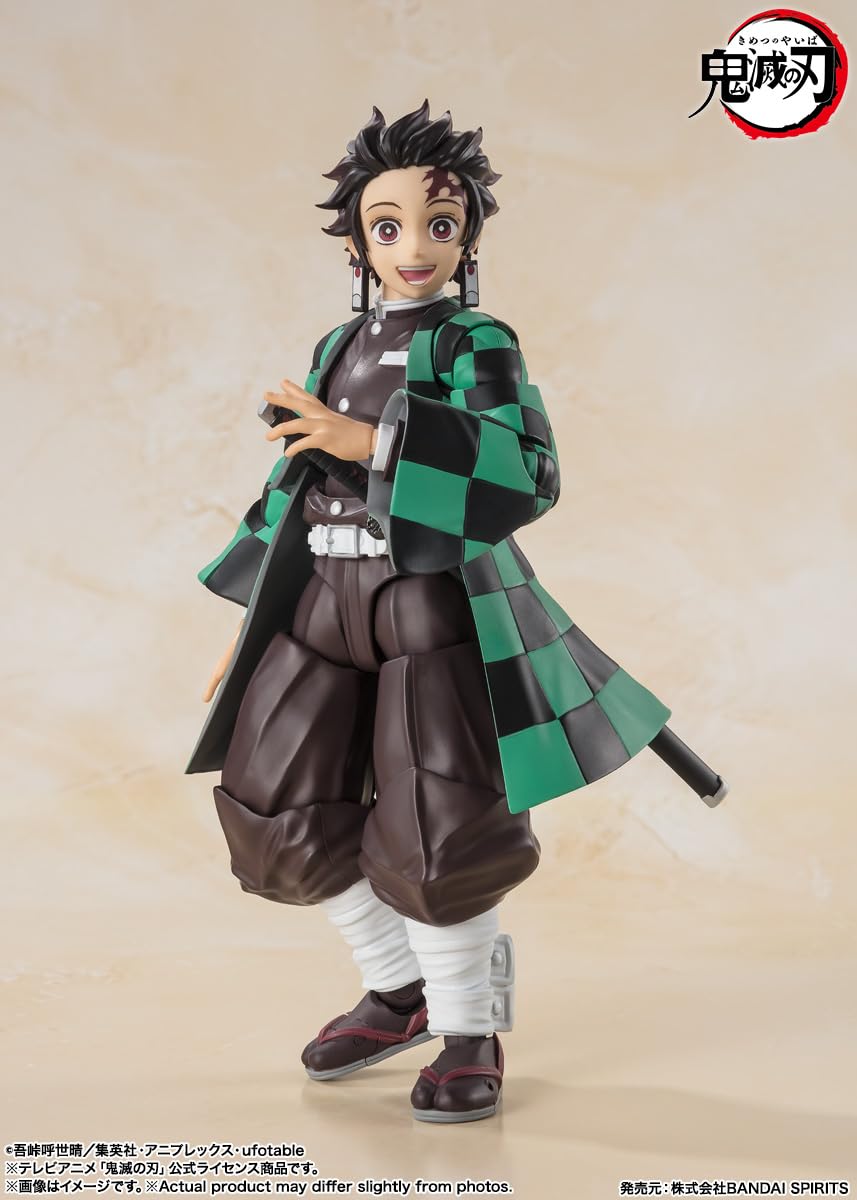 TAMASHII NATIONS - Demon Slayer: Kimetsu no Yaiba - Tanjiro Kamado S.H.Figuarts Action Figure