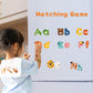 Mideer Magnetic Alphabet, 26 Uppercase & 26 Lowercase Letters, Cute Animal Magnets For Fridge, Educational Abc Spelling Learning Tools Games Toys Refrigerator Magnet For Kids, Toddlers 3 4 5 Years Old