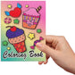 ArtCreativity 12 pcs 5  x 7  Mini Ice Cream Coloring Books for Kids - Summer Dessert-Themed Bulk Activity Set - Party Favors, Tr