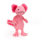 Jellycat Alice Axolotl Plush Toy - Medium 12 inches, Soft Polyester Amphibian Stuffed Animal, Classic Children's Gift