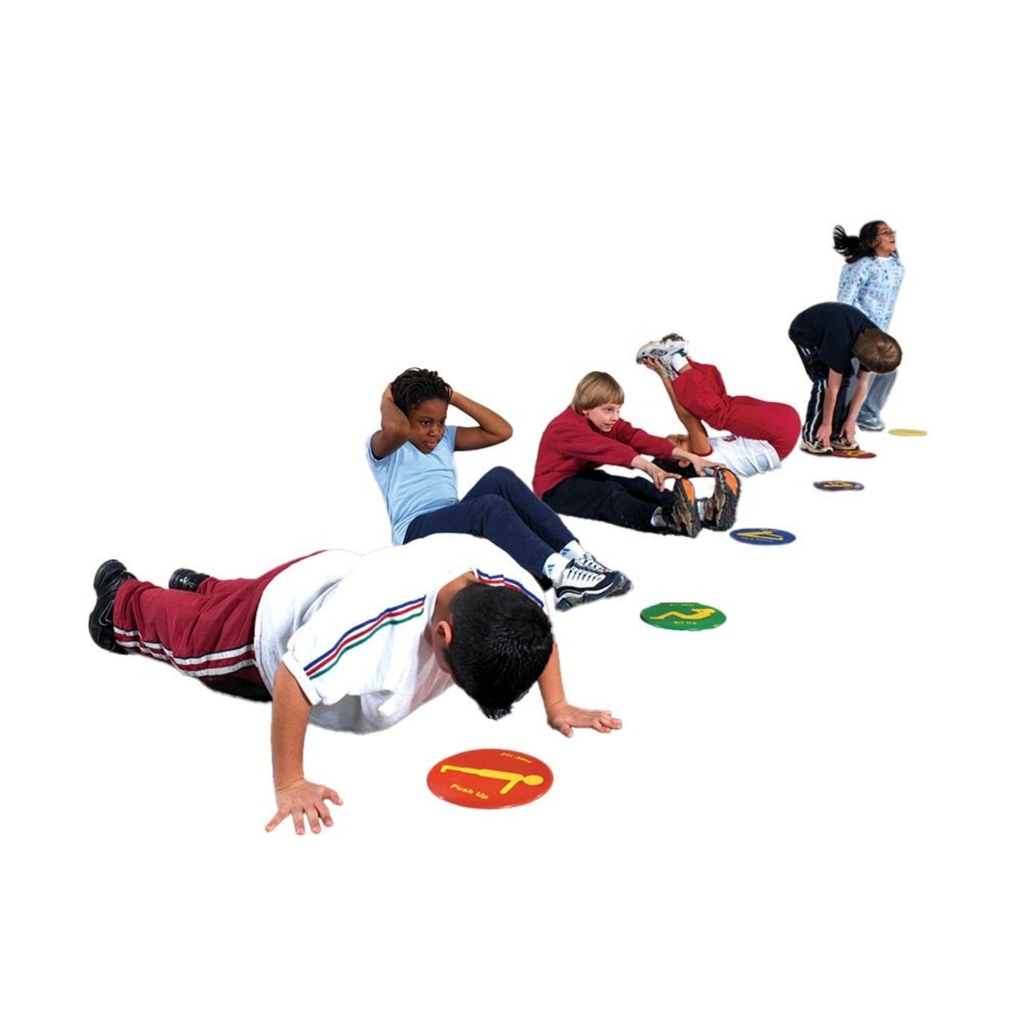 Sportime 9 in Fit-Spots, Set of 12