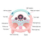 Xhsp Steering Wheel Toy With Lights Music, Simulated Driving For Toddlers Pretend Play Toy Adsorption Driving Wheel For Kids (Style 1)