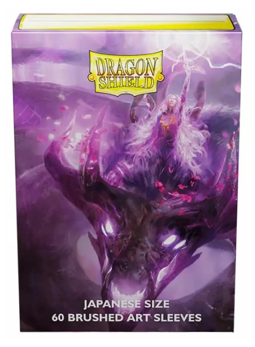 Dragon Shield Sleeves – Dragon Shield Limited Edition Brushed Art Japanese: Sakura Ally 60 Ct - Compatible With Yu-Gi-Oh! & Cardfight Vanguard Mtg Tcg Ocg & Hockey Cards