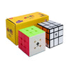Cubelelo Drift 3X3 Stickerless & Mirror Cube (Silver) Gift Box Combo Set | Ideal Gift For Puzzle Lovers | Toys For Kids 6-10 Yea