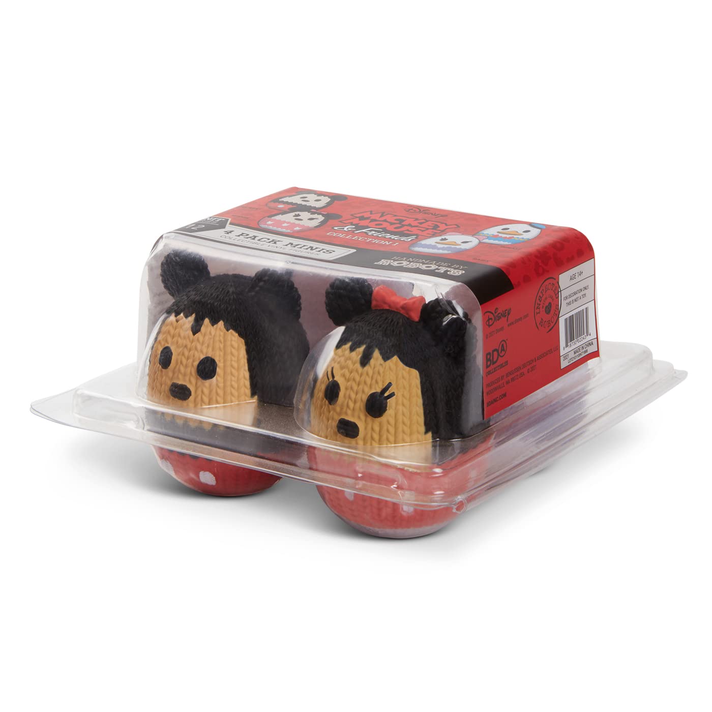 Handmade By Robots Mickey Mouse And Friends Mini Size 4-Pack Vinyl Figures Version 1