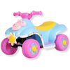 Peppa Pig 6V Ride-On Quad - Officially Licensed Toddler Electric ATV, Push-Button Drive, Safe Stable 4-Wheel Design, Indoor/Outd