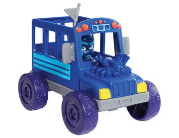 Pj Masks Vehicle & Figure - Night Ninja Bus, Blue
