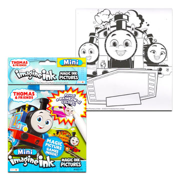 THOMAS & FRIENDS Imagine Ink Book and Sticker Set, 4 Piece, Blue, Model 43221-3838, Paper Material
