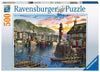 Ravensburger Sunrise At The Port 500-Piece Jigsaw Puzzle, [Amazon Exclusive]
