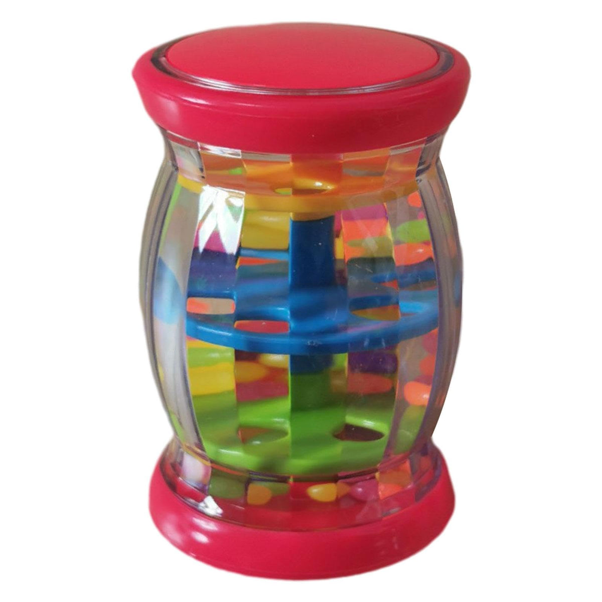 Club BollywoodColorful Beaded Raindrop Montessori Rainmaker For Airplane Toy Boy Girl Kids Red|Baby|Toys For Baby|Developmental 