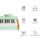Asweets 18 Keys Piano Keyboard For Kids, Toddler Music Educational Instrument Toy, Wooden Piano For Toddlers Girls & Boys (Green