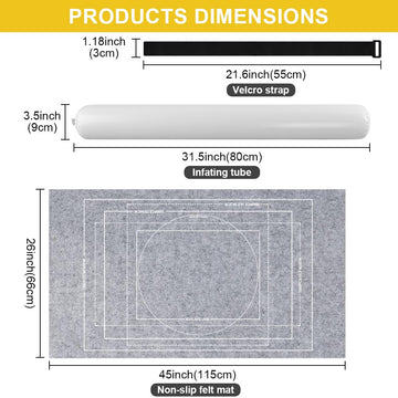 Ainiv Jigsaw Puzzle Mat Roll Up 1500 Pieces  46 x 26 Portable Felt Puzzles Board with Travel Storage Bag  Jigsaw Saver Pad Keeper for mature-themeds Teens  Gray