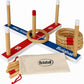 Bolaball Ring Toss Game - Outdoor Lawn Game for Kids & Adults, Wood/Plastic, Red & Blue, Model 317573, 6 Ropes