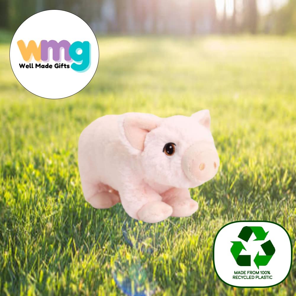 Deluxe Paws 100% Recycled Plush Eco Toys (Pig)