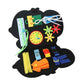 Ilsmysutra Montessori Sensory Board Toy Educational Toys Felt For Preschool Girls Boys Blue|Toys For Baby|Developmental Baby Toy