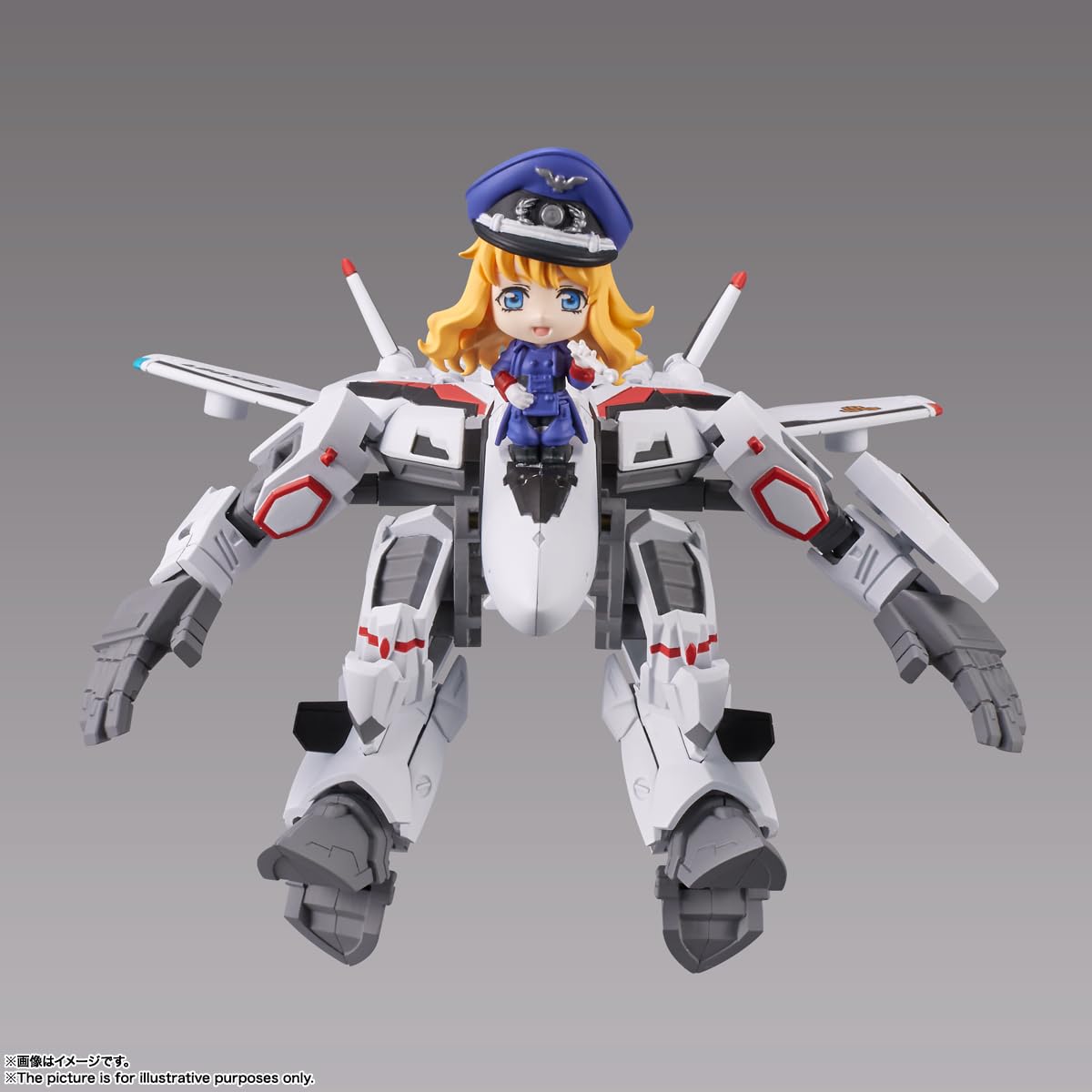 Tamashii Nations - Macross Frontier - Vf-25F Messiah Valkyrie (Alto Use) With Sheryl, Bandai Spirits Tiny Session