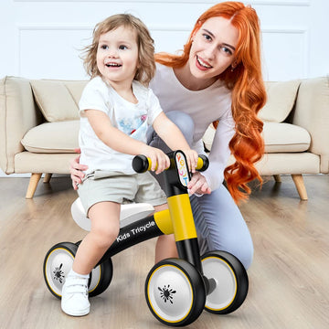 Xiapia Baby Balance Bike For 1 Year Old Boys Girls Gifts, Toddler Tricycle Bike No Pedals 10-24 Months Ride-On Toys Gifts Indoor