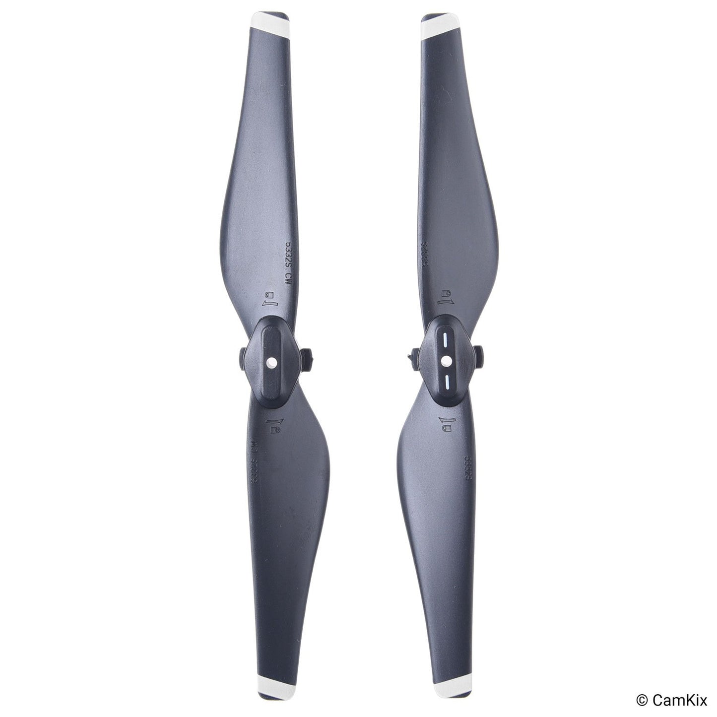 CamKix Propellers Blades Replacement for DJI Mavic Air - 4 Blades or 8 Blades (Black)
