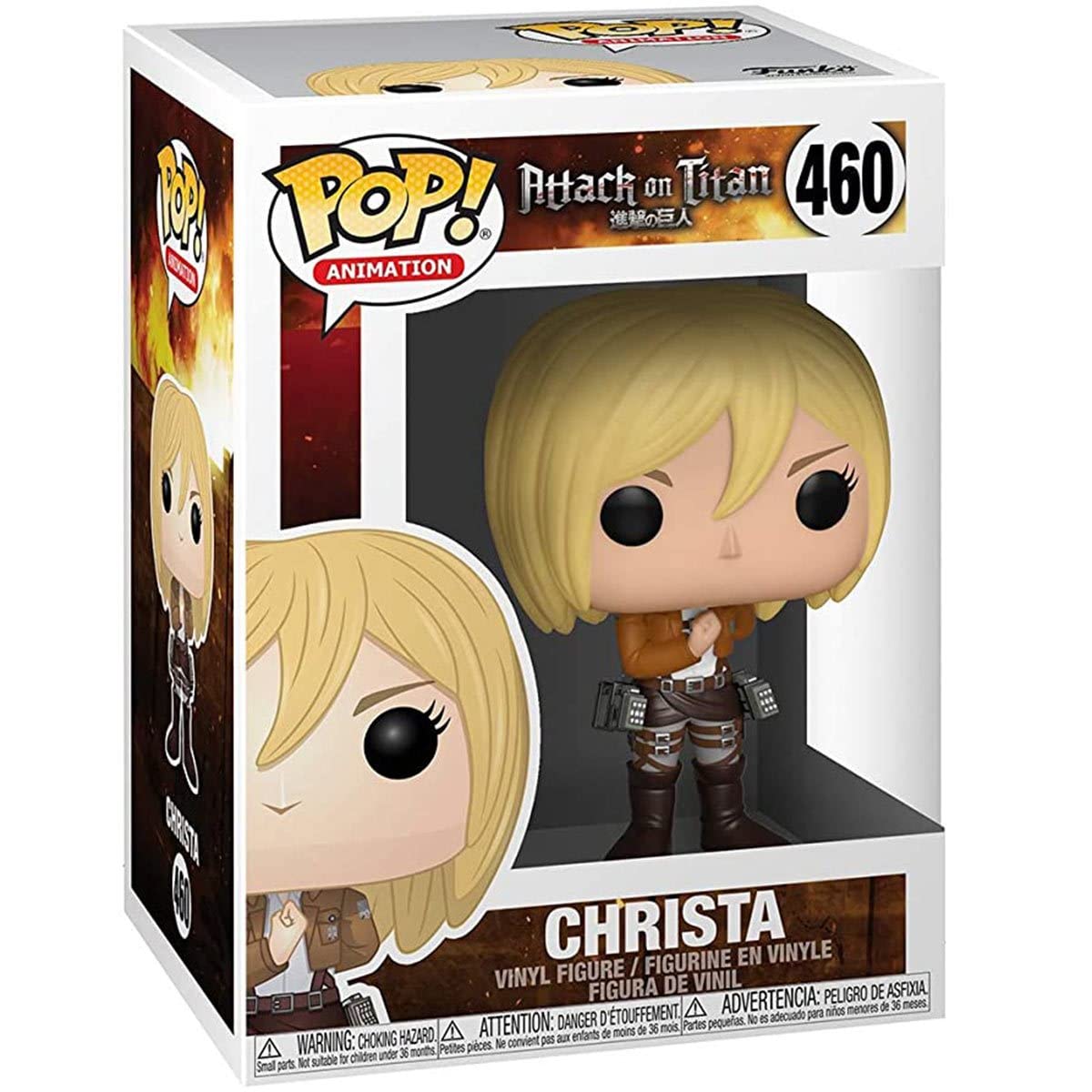 Pop Attack On Titan - Christa Funko Vinyl Figure (Bundled With Compatible Box Protector Case)