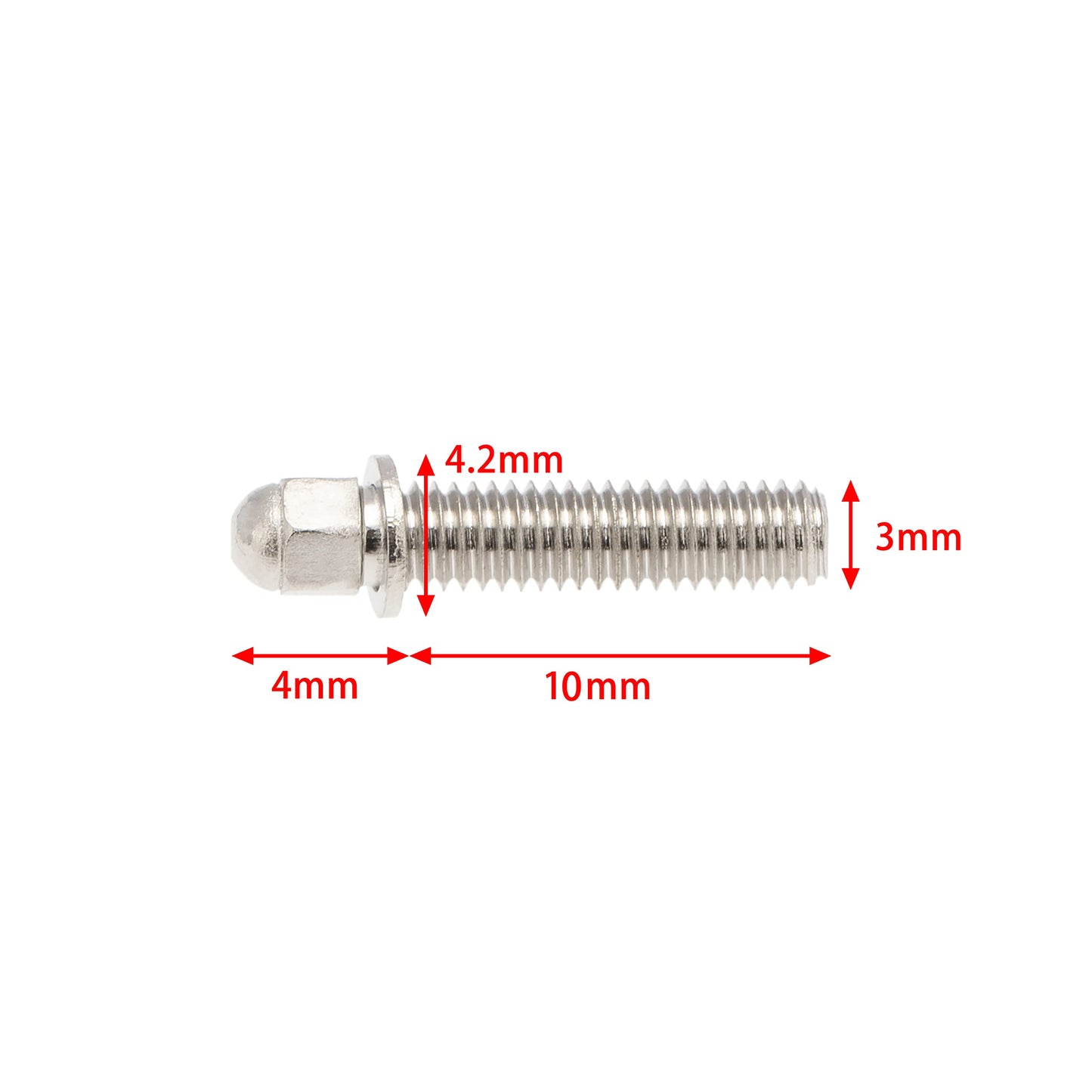 DKKY RC M3 Hex Screws with Wrench Tool for 1.9 2.2 Wheel 1/10 RC Car Crawler TRX4 Axial SCX10 90046 AXI03007 Redcat