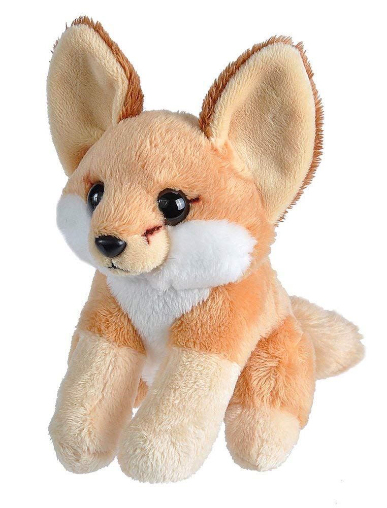 Wild Republic Fennec Fox Stuffed Animal, 5" Plush Toy, Recycled Material, Model 21174