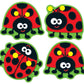 Carson Dellosa Ladybugs Shape Stickers
