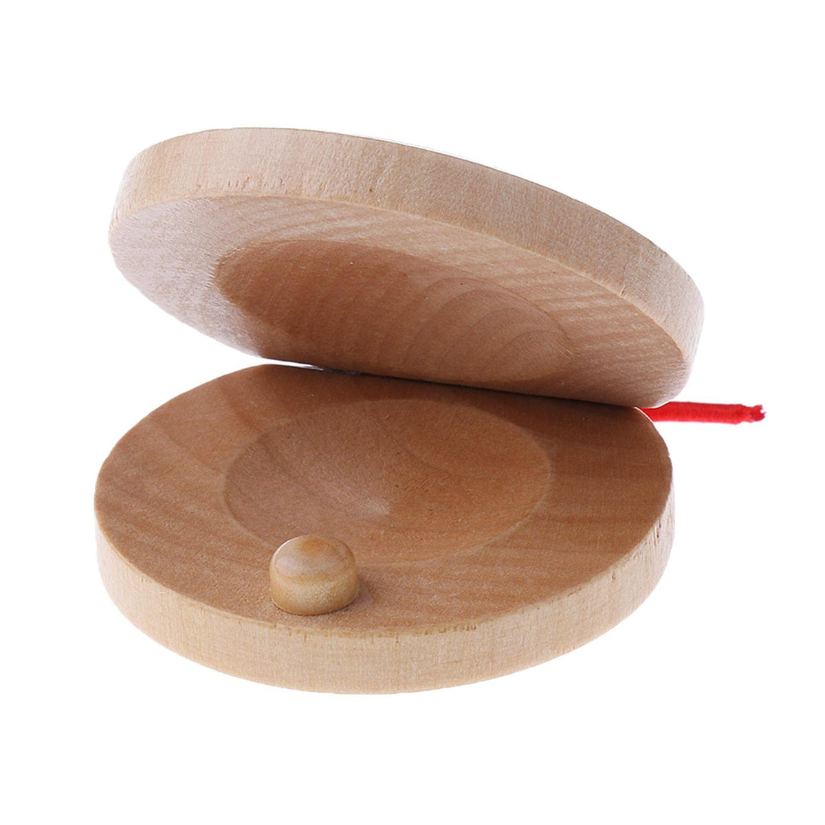 Merishopp A Pair Wooden Castanets Wood Percussion Flamenco Musical Instrument|Toys & Hobbies | Educational | Music & Art|2 Xcast