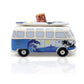 Brisa Vw Collection - Volkswagen Savings Bank Piggy Bank Money Coin Box With Surfboard In T1 Bus Samba Design (Surf/Blue)