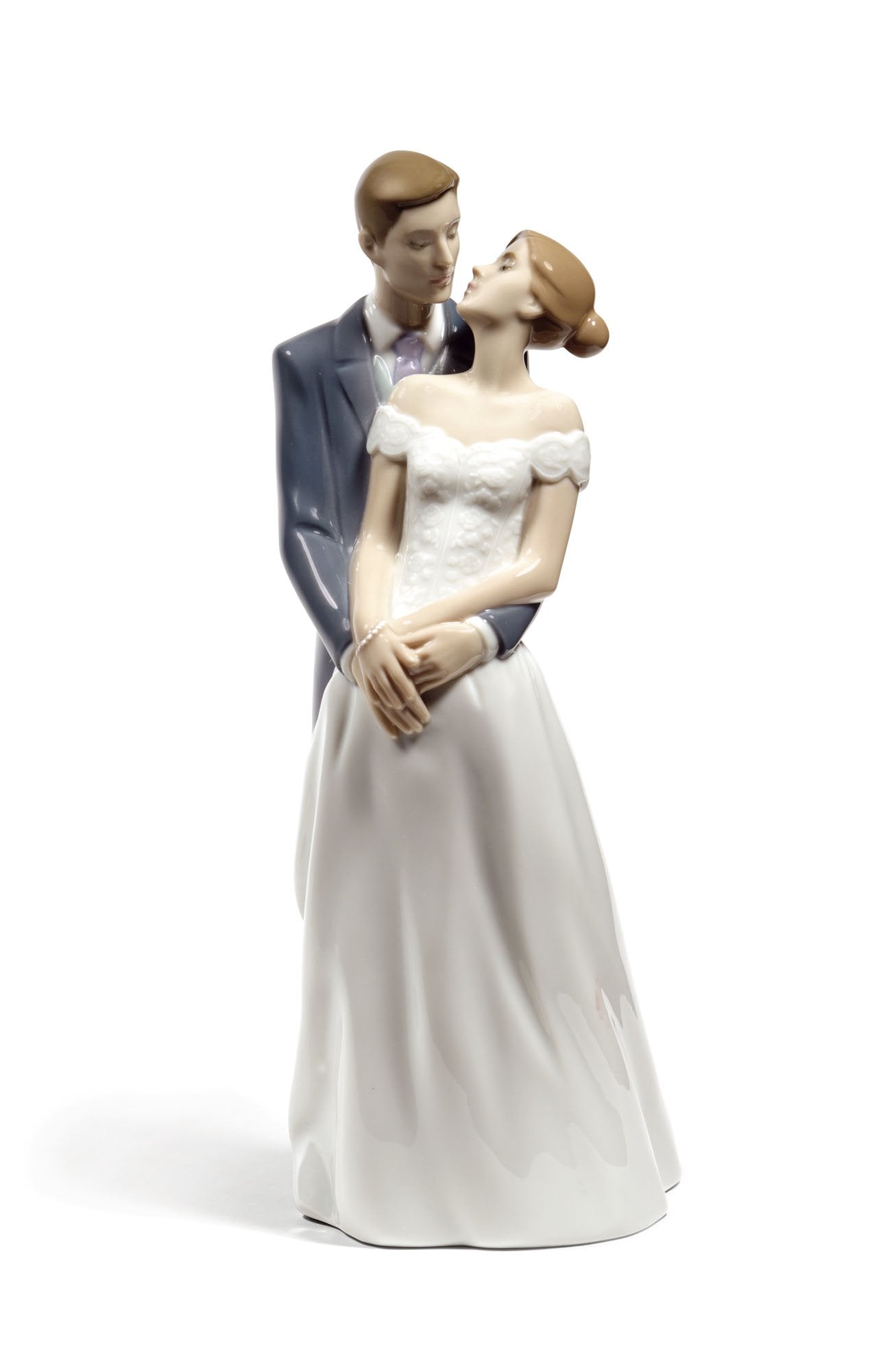 Nao Unforgettable Day. Porcelain Bride And Groom (Wedding) Figure.
