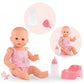 Corolle Drink And Wet Bath Baby Emma - 14    Girl Baby Doll With 3 Accessories - Bottle, Potty, And Pacifier - Really Drinks And