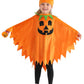 Eshoo Toddler Ghost Costume White Black Luminous Cloak Kids Boy Girl Halloween Cosplay Outfit Pumpkin Capes