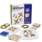 Sew Fast Threading Board Game For Kids, Lacing Pattern Matching Puzzle Set With 40 Challenge Cards And Colorful Shoelaces, Fine 