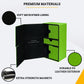 Card Guardian - Premium Double Deck Box (Lime Green) For 200+ Cards Trading Card Games Tcg Perfect For Magic The Gathering (Mtg), Commander Deck, Yugioh Deck Box, Sports Card Storage Boxes