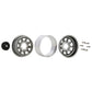 INJORA 1.0 Beadlock Wheel Mud Tires Set Deep Dish 1.0'' Wheels Tires for 1/18 TRX4M Axial AX24 SCX24 Gladiator Deadbolt Bronco C