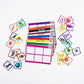 Monkey Minds//Sorting Mats Know Your Colours//Early Educational Toy and Learning Activity//Concept of identication, categorizat