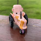 4-Pack Car Decast Frank and Car Tractor Set, 1:55 Diecast Model Mini Vehical, Compact Portable & Collectible Car Toys for Kids B