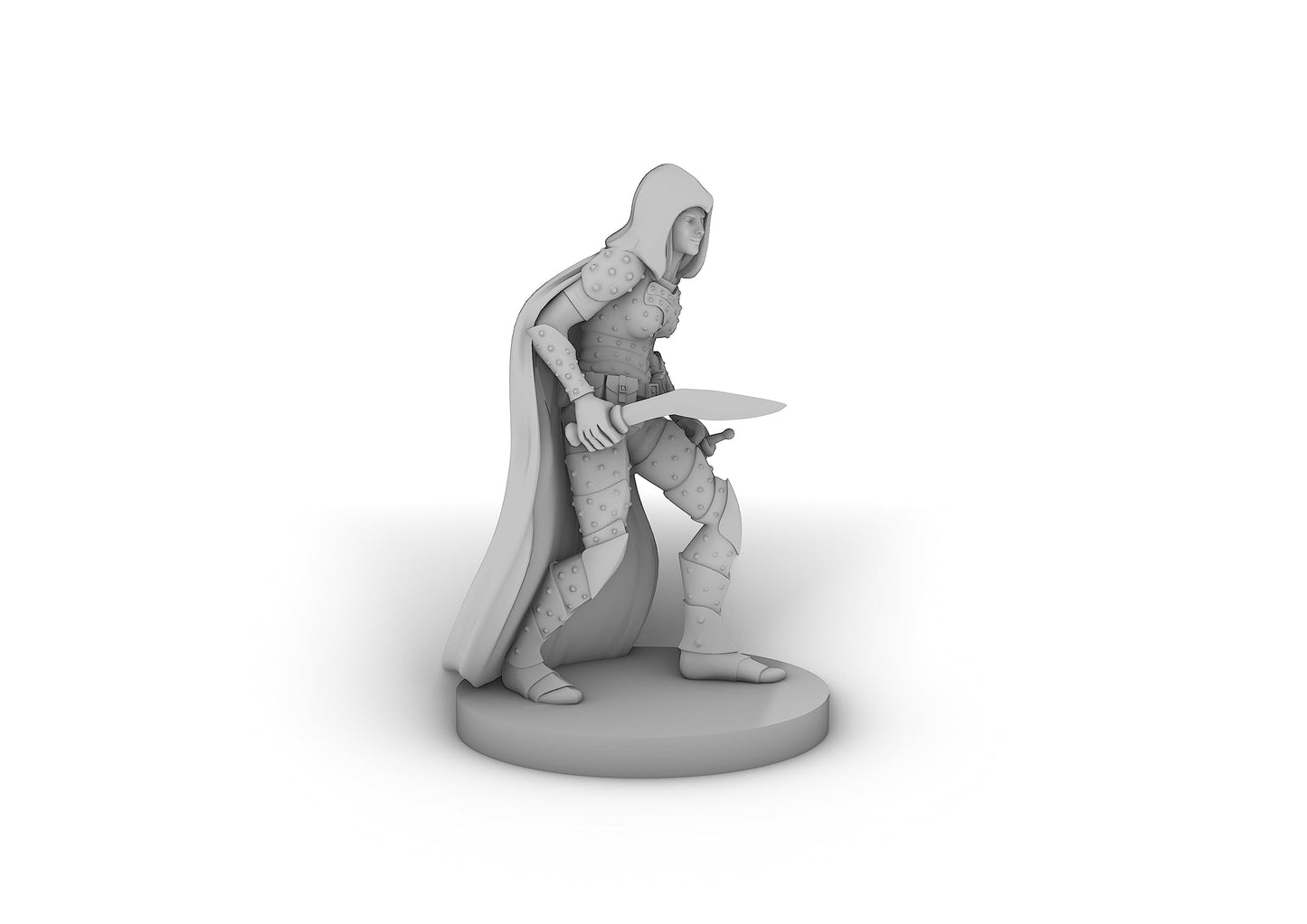 Human Female Rogue 4 Tabletop Dnd Gaming Miniature