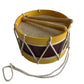 71/2 CivilRevolutionary War Era Wooden, Marching Drum Antique Reproduction With Drum Sticks
