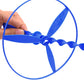 Poplay 40 Sets Outdoor Toys Flying Discs, Twist Disc Flyer Saucers With Launchers For Party Favors And Prizes