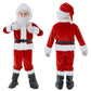 Nsddm Boys Santa Costume Christmas Costumes Santa Claus Cosplay Party Suit For Boy Kids Children 9Pcs (Large)