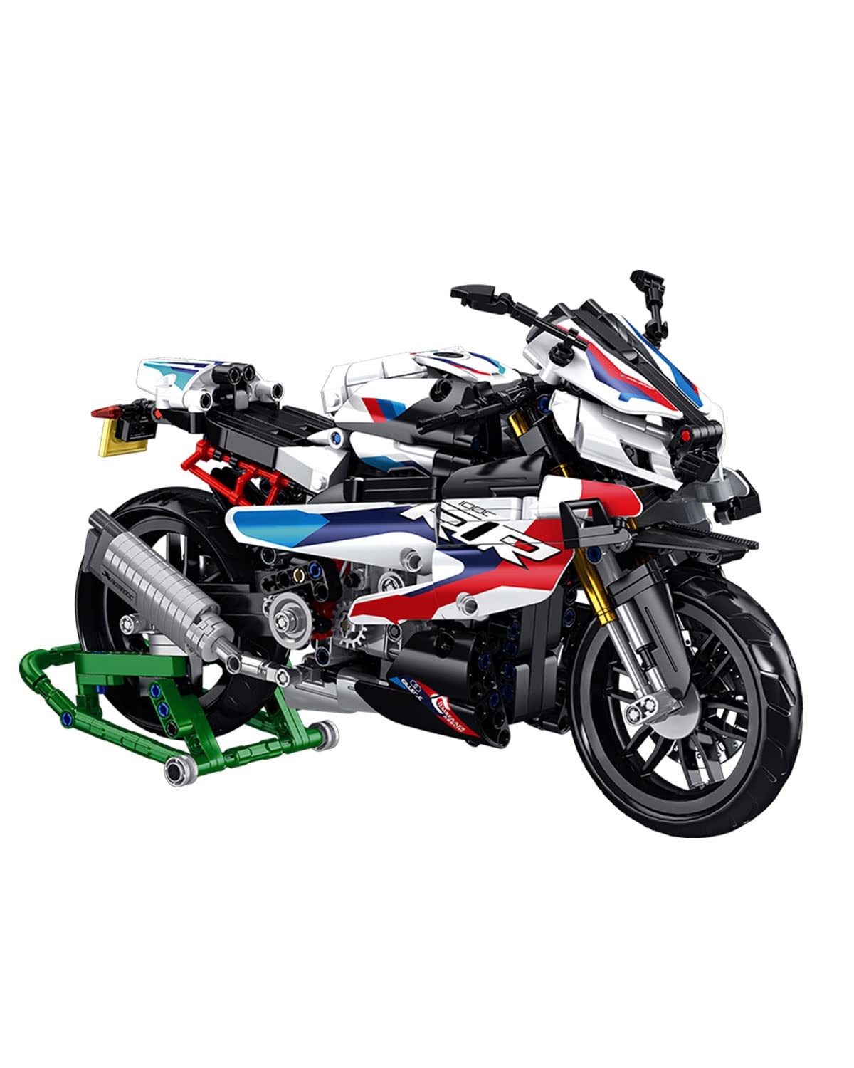 dOvOb Motorcycle 1000 RR Model Building Blocks Set  912 Pieces Bricks  MOC Toys as Gift for Kids or mature-themed