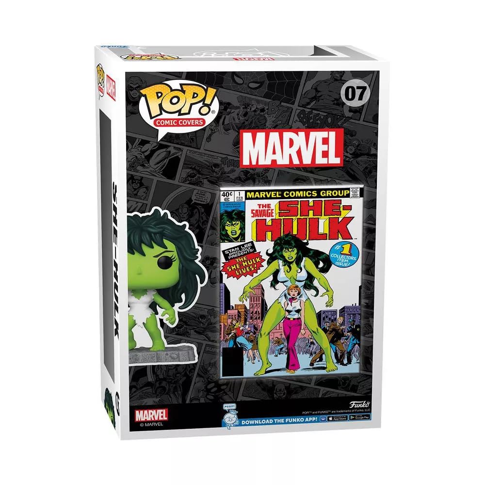 Funko The Amazing Spider-Man Black Suit Pop! In Comic Book Display Case - Limited Edition Exclusive (She-Hulk Comic #07)