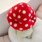 Enivtfz Frog Plush Toy - 10" Light Green Stuffed Animal with Red Mushroom Hat - Kawaii Gift for Kids and Adults