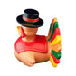 3' Thanksgiving Turkey Rubber Duck [Floats Upright] - Baby Safe Bathtub Bathing Toy